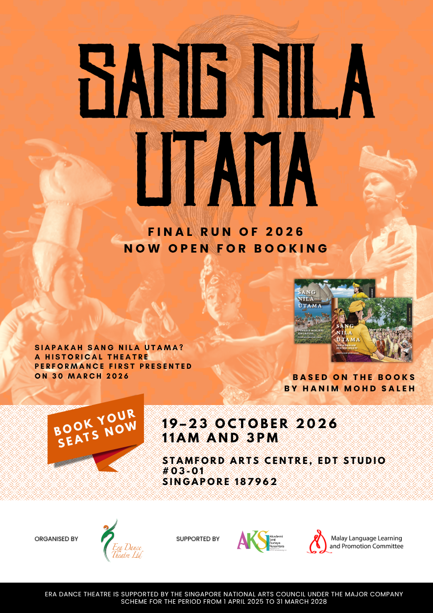 Sang Nila Utama poster, 19 to 23 October 2026 at Stamford Arts Centre